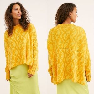 FREE PEOPLE - ☯️Ying~Yang ☯️ Sunshiney happiness Sweater! 🌞